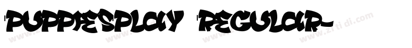 PuppiesPlay Regular字体转换